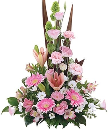 Upright Vase Arrangement - Uniting Flowers Australia